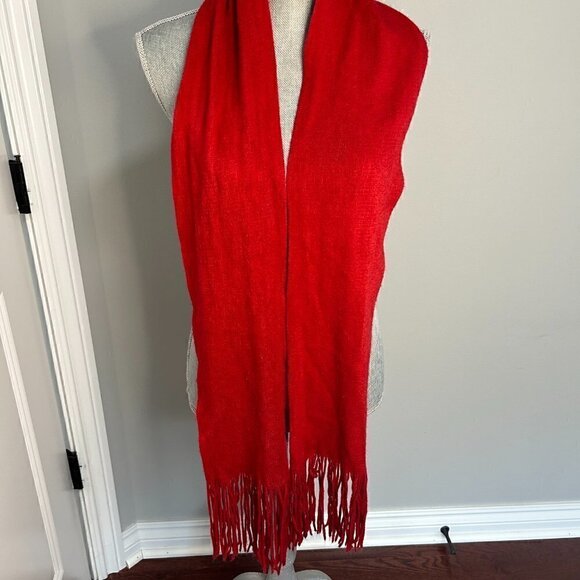 Green Red & Pink Women's Scarves GUC - Picture 5 of 7